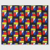 Kleur blok cadeaupapier (Vlak)