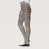 Kleur Blok en Bloemen Leggings (Links)