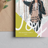 Kleur Blok Kerstkaart