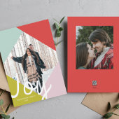 Kleur Blok Kerstkaart