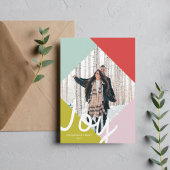 Kleur Blok Kerstkaart