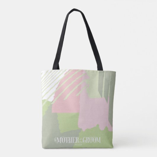 Kleur Blok Moeder van de bruidegom Spring ID740 Tote Bag (Achterkant)