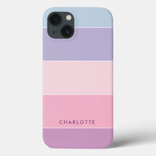 Kleur Blok Pastel Kleuren Strepen Case-Mate iPhone Case