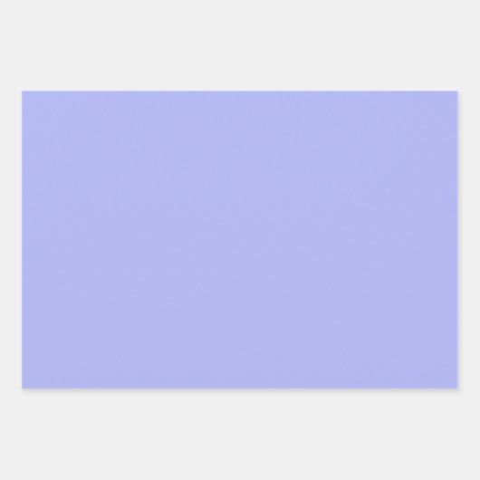 Kleur Blok Periwinkle Pastel Blauw Effen Kleur Inpakpapier Vel (Voorkant 3)