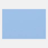 Kleur Blok Periwinkle Pastel Blauw Effen Kleur Inpakpapier Vel (Voorkant 2)