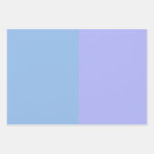 Kleur Blok Periwinkle Pastel Blauw Effen Kleur Inpakpapier Vel (Voorkant)