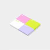 Kleur Blok Post-Its Klein Post-it® Notes (Schuin)