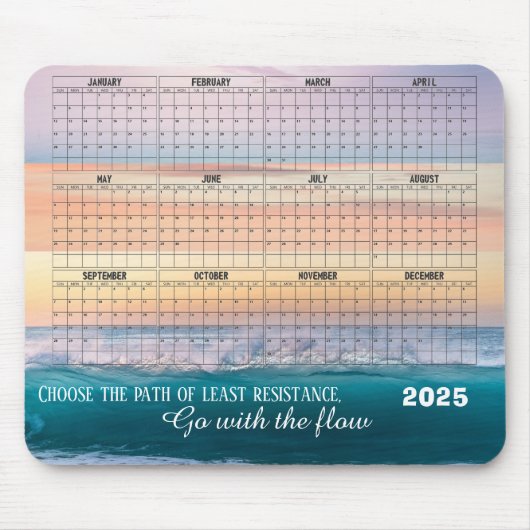 Kleur Blok Strand Muismat (Voorkant)