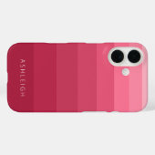 Kleur blokkeert magenta roze monochromatische naam Case-Mate iPhone case (Achterkant (horizontaal))