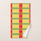Kleur Blokken 3 rood geel groen Bad Handdoek (Handdoek)