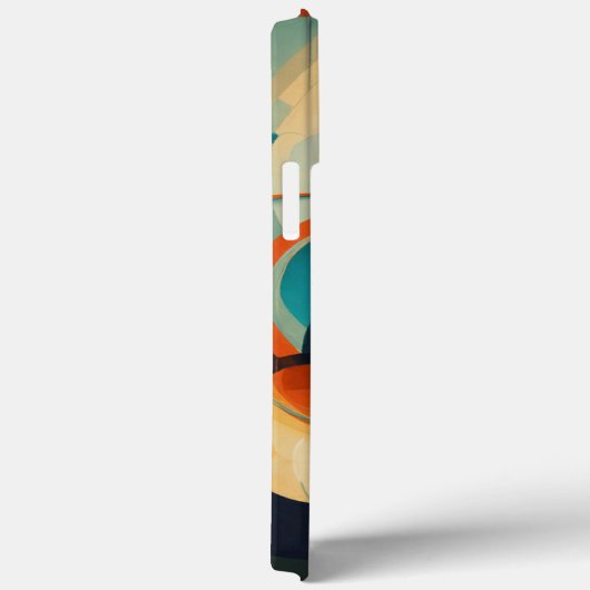 Kleur bruin blauw geel Case-Mate iPhone case (Achterkant / Rechts)