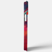 Kleur Bruin Blauw Geel Rond Case-Mate iPhone Case (Achterkant / Rechts)