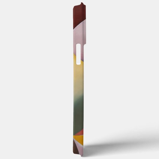 Kleur Bruin Blauw Geel Rond Case-Mate iPhone Case (Achterkant / Rechts)