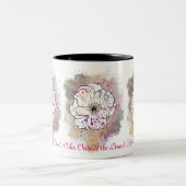 Kleur Buiten de Lijnen Bloem Waterverf Mok (Center)