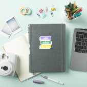 Kleur buiten de lijnen sticker (iPad Cover)