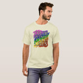 Kleur Buiten de lijnen t-shirt (Voorkant volledig)