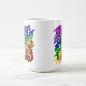 Kleur buiten de mok Lijnen (Center)