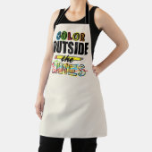 Kleur buiten het liniaalplatform voor volwassenen schort (Insitu)