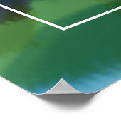 Kleur buiten het Poster Lijnen (24 x 24 inch) (Hoek)