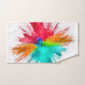 Kleur Burst CenterPiece Art Bad Handdoek (Handdoek)