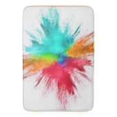 Kleur Burst CenterPiece Art Badmat (Voorkant Verticaal)