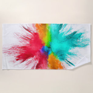 Kleur Burst CenterPiece Art Strandlaken