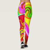Kleur Burst Pattern Leggings (Achterkant)