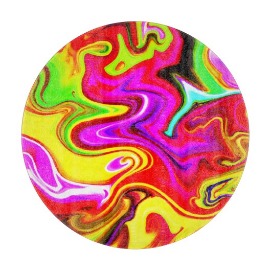 Kleur Burst Pattern Snijplank (Voorkant)