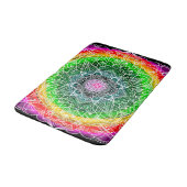 Kleur Burst Rainbow Prism Mandala Badmat (Gekanteld)