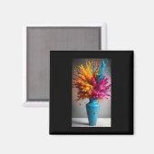 Kleur burst sticker magneet (Voorkant / Achterkant)