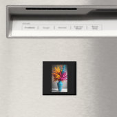 Kleur burst sticker magneet (Insitu (Vaatwasser))