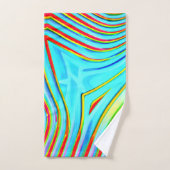 Kleur Bursting Pattern Bad Handdoek (Handdoek)