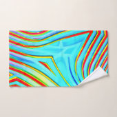 Kleur Bursting Pattern Bad Handdoek (Handdoek)