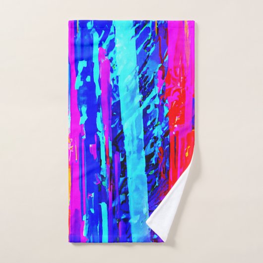 Kleur Bursting Pattern Bad Handdoek (Handdoek)