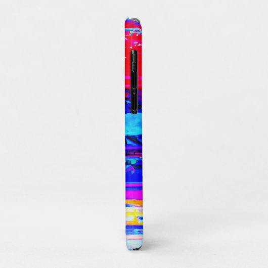 Kleur Bursting Pattern Case-Mate iPhone Case (Achterkant/links)