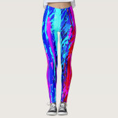 Kleur Bursting Pattern Leggings (Voorkant)