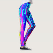 Kleur Bursting Pattern Leggings (Rechts)