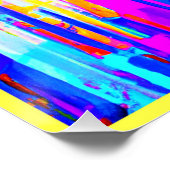 Kleur Bursting Pattern Perfect Poster (Hoek)