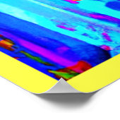 Kleur Bursting Pattern Poster (Hoek)