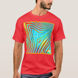 Kleur Bursting Pattern T-shirt