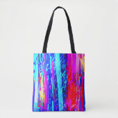 Kleur Bursting Pattern Tote Bag (Voorkant)