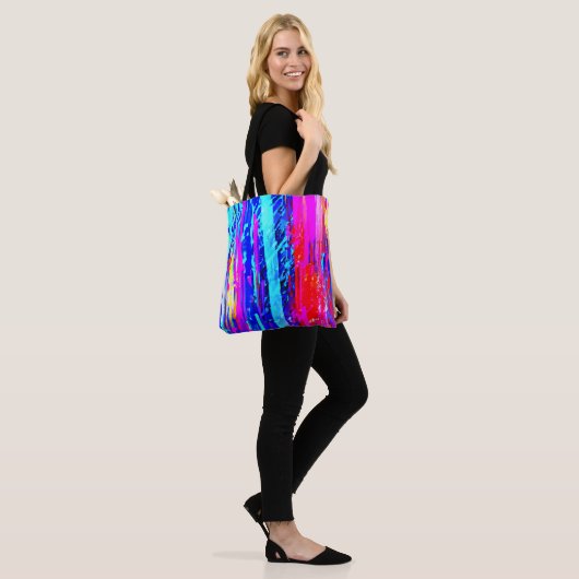 Kleur Bursting Pattern Tote Bag (Op model)