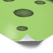 Kleur Cartoon Snelweg & Auto's Koele Achtergrondgr Perfect Poster (Hoek)