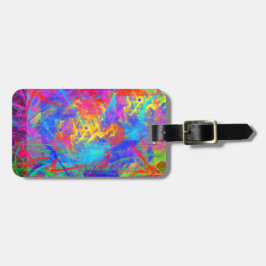 Kleur Chaos Bagagelabel