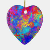 Kleur Chaos Keramisch Ornament (Rechts)