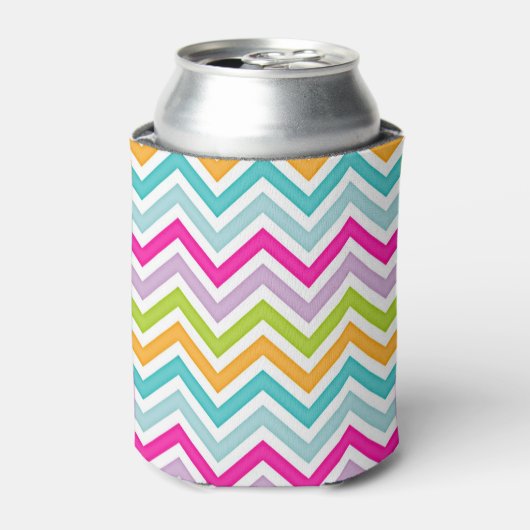 Kleur Chevron Koelbox Blikjeskoeler (Blikje Voorkant)