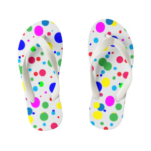 Kleur Cirkel Polka Dot Bubbles Kinder Teenslippers