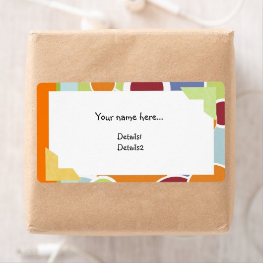 Kleur Cirkels Naam Label (Insitu)