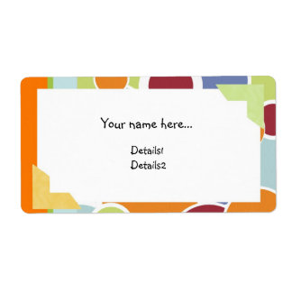 Kleur Cirkels Naam Label