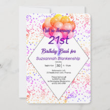 Kleur Confetti Ballon Aangepaste Verjaardagsfeestj